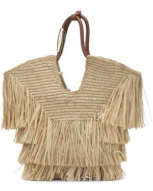 Zimmermann Medium Goldentime Handtas - Naturel