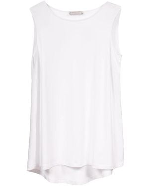 Le Tricot Perugia Sleeveless Tops - White