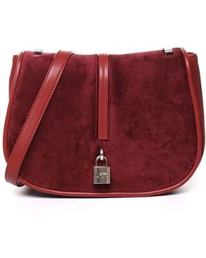 V73 Rubin schultertasche mit vorhängeschloss - Rot