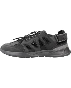 Geox Flat Sandals - Nero