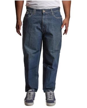 CYCLE Jumbo Baggy-Fit Jeans - Blauw