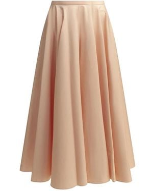 Givenchy Midi-Rock Mit Hohem Bund - Braun
