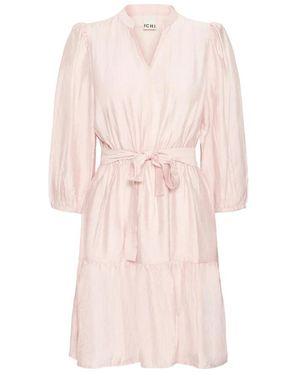 Ichi Midi Dresses - Rosa