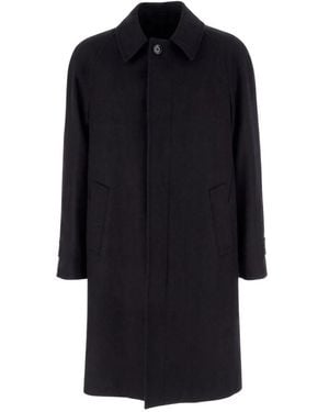 Lardini Single-Breasted Coats - Negro