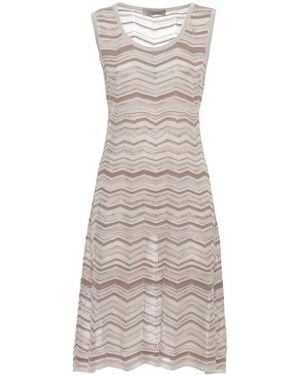 D.exterior Knitted Dresses - Grey