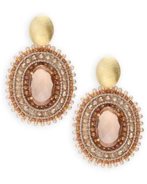 LOTT.gioielli Ce Si Filled Oval 3 Rings With Stone L - Metallic