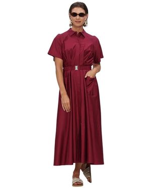Y.A.S Jurken Yassimana Ss Long Dress - Rood