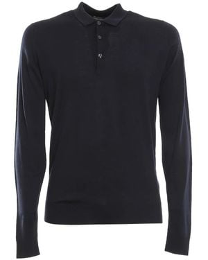 John Smedley Round-Neck Knitwear - Blue