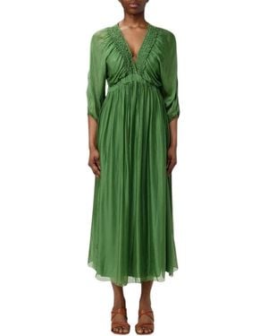 Kaos Midi Dresses - Green