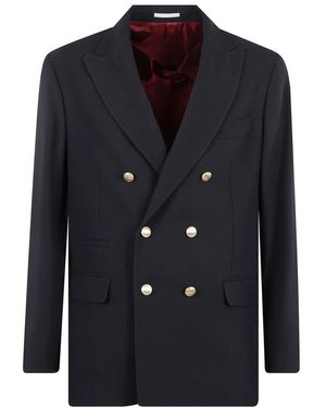 Brunello Cucinelli Blazers - Blue