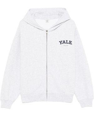 Sporty & Rich Zip-Throughs - White