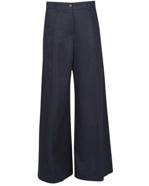 8pm Broeken ,Zwart ,Katoen Pantalone Istanbul - Blauw
