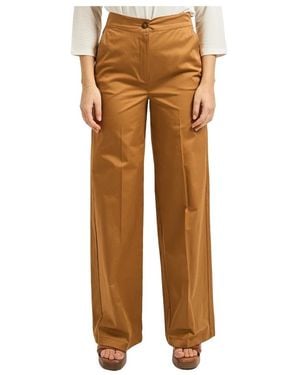 iBlues Wide Trousers - Brown