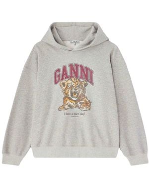 Ganni Hoodies - Gris