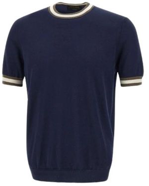 Gran Sasso Truien & Vesten ,Blauw ,Round-Neck Truien