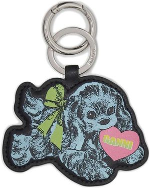Ganni Keyrings - Blu