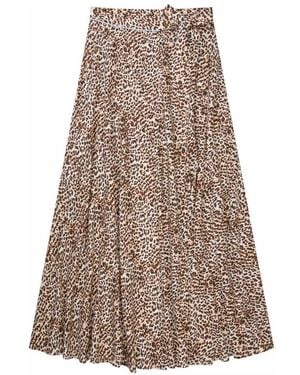 Munthe Midi Skirts - Brown