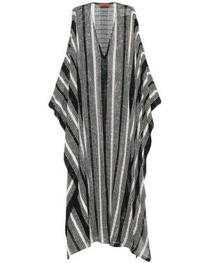 Missoni Lange Mesh Kaftan Cover-Up - Grijs