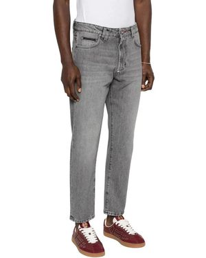 Philipp Plein Slim-Fit Jeans - Grey