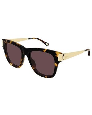 Chloé Accessoires ,Bruin ,Zonnebrillen
