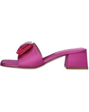 Gianvito Rossi Heeled Mules - Purple