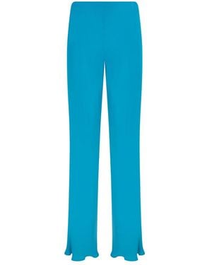 Alberta Ferretti Straight Pants - Blue