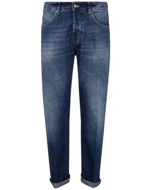 Dondup Blaue Jeans Mit Fünf Taschen Und Gürtelschlaufen