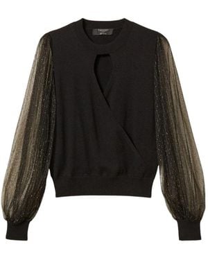 Twinset Round-Neck Knitwear - Nero