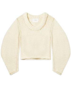 Axel Arigato Bogenpullover - Natur