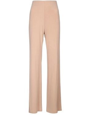 Alberta Ferretti Wide Trousers - Neutro