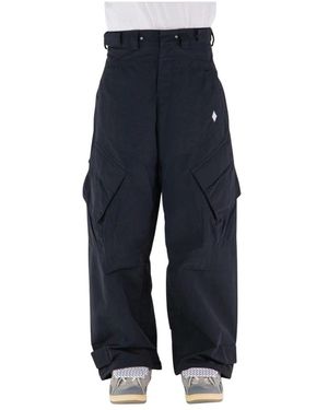 Marcelo Burlon Wide Trousers - Blauw