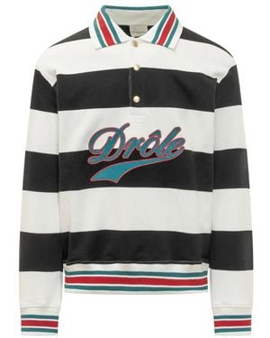Drole de Monsieur Polo Shirts - Black