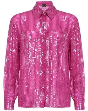 Pinko Overhemden ,Roze ,Polyester High Tide 1 Shirt