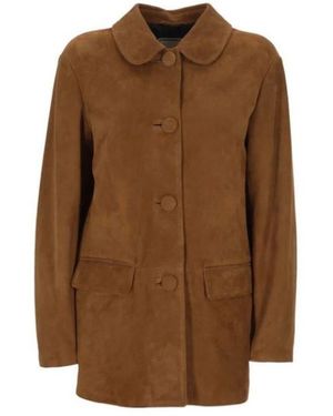 Tagliatore Leather Jackets - Brown
