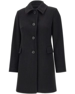 Kaos Single-Breasted Coats - Black