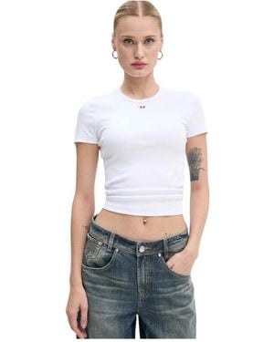 DIESEL Tops ,Wit ,T-Shirts