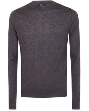 Etro Round-Neck Strickwaren - Blau