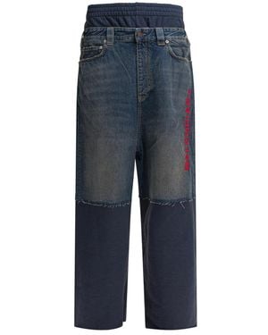 Balenciaga Straight Jeans - Azul