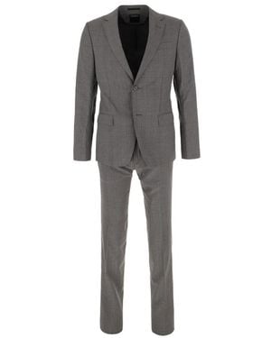 ZEGNA Single Breasted Suits - Gris