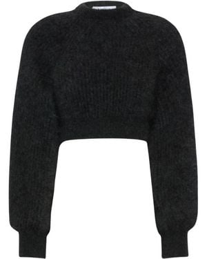 Max Mara Ronde Hals Gebreid - Zwart