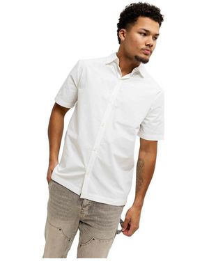 Off The Pitch Short Sleeve Shirts - Blanc
