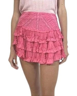 LoveShackFancy Short Skirts - Pink