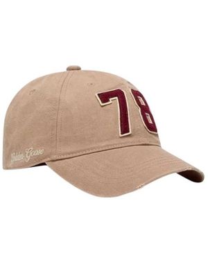 Golden Goose Accessoires ,Bruin ,Katoen Baseballpet Van Gedragen Canvas