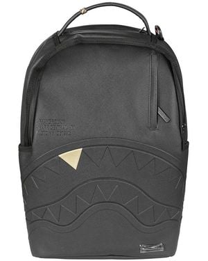 Sprayground Blacked Out Embossed Tooth Backpack - Schwarz
