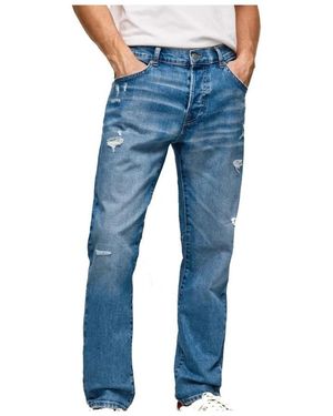 Pepe Jeans Straight Fit Jeans - Blue