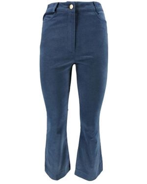 D.exterior Wide Trousers - Blue