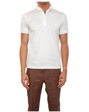 Corneliani Polo Shirts - White