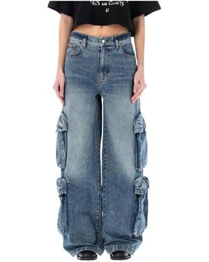 Amiri Wide Jeans - Blu