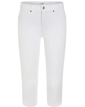 Cambio Cropped Jeans - White