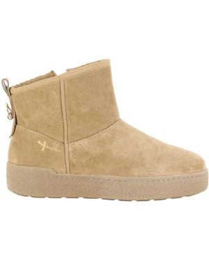 Tamaris Leren Enkellaars 26405 - Naturel